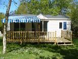 Mobil home avec terrasse à louer au camping Le Domaine Du Launay BRETAGNE